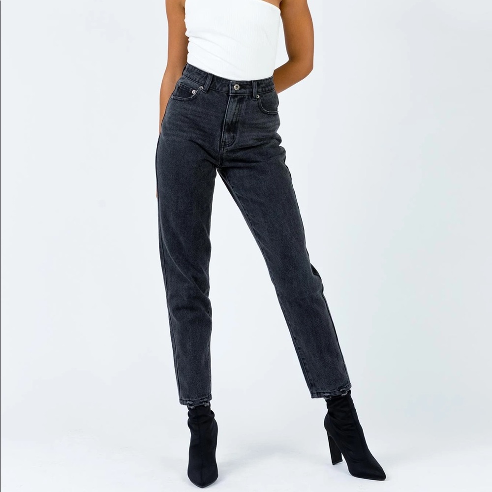Zaiden Straight Leg Jeans Black Denim